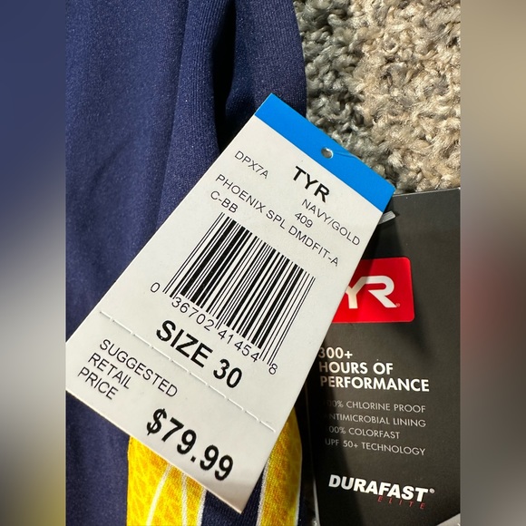 NWT TYR SPORT Phoenix Splice DiamondFit Swimsuit Size 30 - Picture 5 of 6